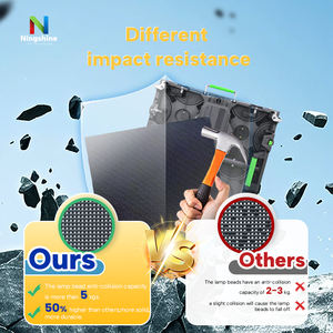 เวที3D หน้าจอแสดงผล LED โค้ง P3.91/P4.81 500x500mm <span class=keywords><strong>พื้น</strong></span><span class=keywords><strong>หลัง</strong></span>ของตัวประมวลผลวิดีโอ - Product Image 4