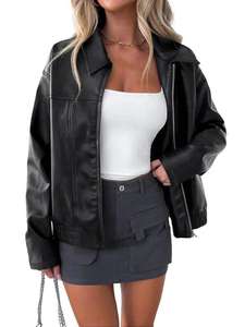 Manteau <span class=keywords><strong>court</strong></span> décontracté unisexe L5043 de nouvelle génération, personnalisé pour l'export, couleur unie avec fermeture éclair sur les épaules en modal - Product Image 1