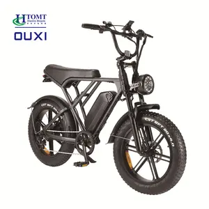 OUXI H9 Factory Supply High Performance 20 Inch Ebike 48V 1000W Motor Electric Bicycle Fat Tire Mountain Electric Bike