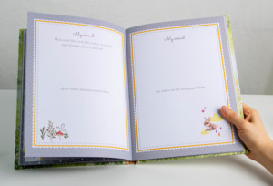 Hello Baby-A4 Livre de souvenirs de croissance pour nouveau-né, 38 feuilles, 76 pages, album photo pour bébé - Product Image 5