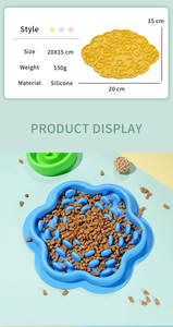 Gran Oferta personalizada al por mayor 2 en 1 silicona antiasfixia mascota perro lamer Mat y cuenco portátil para mascotas para gatos Aplicación de botella de agua - Product Image 6