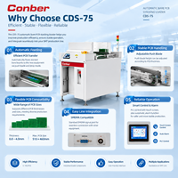Machine de manutention de PCB, chargeur de composants avec convoyeur à bande et contrôle PLC, AC110V/220V, pour ligne de production d'assemblage de PCB SMT