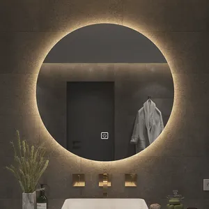 Custom <strong>Home</strong> Wall <strong>Decor</strong> Frameless Wave Mirror Led Body Mirror with Led Light Full Length Irregular Wavy Living Room Mirror