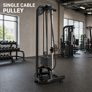 Máquina comercial de gimnasio para ejercicios de pecho y deltoides traseros con sistema de pesas y cable (Half Pec Fly) - Product Image 6
