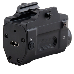 600lumens không thấm nước chiến thuật đèn pin USB-C sạc LED Torch ánh sáng kép màu đỏ và màu xanh lá cây laser Combo cho săn bắn - Product Image 1