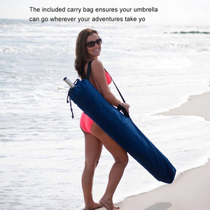 7.5ft Diâmetro <span class=keywords><strong>Canopy</strong></span> Outdoor Proteção UV Quadro de aço inoxidável Sólido Pólo De Madeira Comercial Retro Sun Parasols Praia Guarda-chuva - Product Image 6