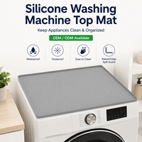 Housse de protection pour lave-linge et sèche-linge en silicone écologique, imperméable, antidérapante, carrée, classique, de qualité supérieure, fabriquée en Chine