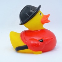 Canard de bain en PVC souple personnalisé, flottant, en plastique, en caoutchouc, pour promotion en gros