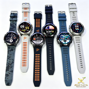 Montre de sport GPS Premium HT37, écran rond de 1,46 pouces, entièrement en métal, navigation par 6 satellites, boussole extérieure, moniteur de fréquence cardiaque et d'oxygène dans le sang - Product Image 6