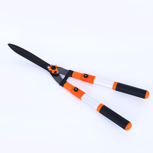 Shuangsong Telescopic Lawn <b>Shears</b> Dual Blade Aluminum Handle Manual Garden <b>Tool</b> For Grass And Hedge Trimming - Product Image 4