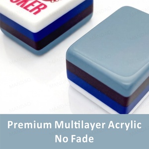 American <b>Mahjong</b> Mini Travel <b>Set</b> Comes with Hand-Made Four-Layer Acrylic Foreign <b>Mahjong</b> Tiles in Stock - Product Image 1
