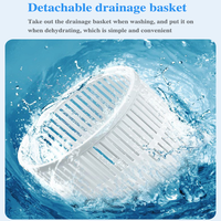 Lave-linge sécheuse multifonctionnel pour la maison et les voyages, mini lave-linge portable pour chaussures