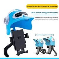 Support de téléphone pour casque de vélo, fixation guidon, flexible, portable, hauteur réglable, rotation à 360 degrés, en ABS – Meilleure vente