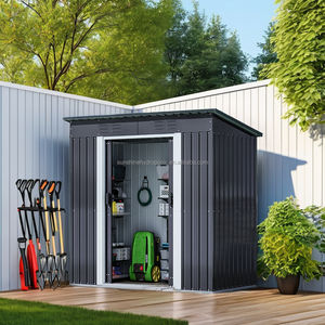 Telaio in acciaio zincato spazio per lo stoccaggio esterno in metallo Utility Tool House per giardino Patio prato - Product Image 3