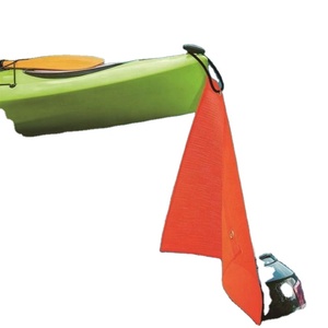 Bandera de Seguridad Personalizada de PVC Vinilo Rojo de Alta Calidad, Bandera de Advertencia Personalizada para Camiones y Cruces Peatonales - Product Image 4