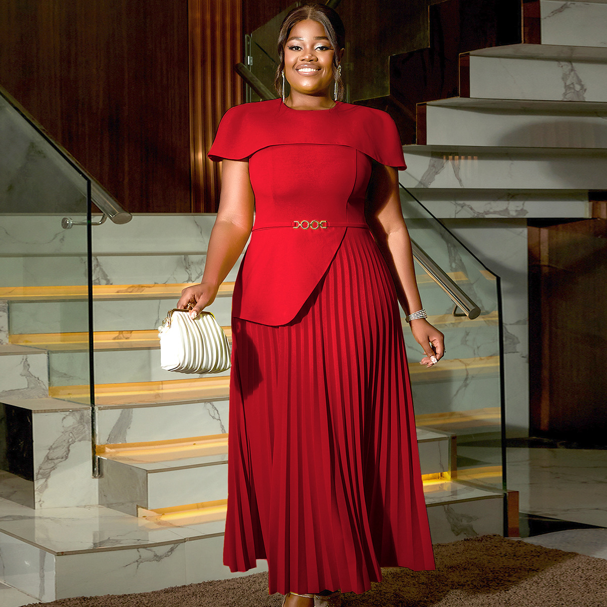 Women's Elegant Maxi Dress-Summer Dinner Party Event Short Sleeve Modest  Fat Lady Plus Size XXXXL Natural Waistline| Alibaba.com