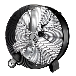 Không Khí Lớn Công Nghiệp 24 "Động Cơ Đồng Thông Gió Điện Tầng Trống <span class=keywords><strong>Fan</strong></span> Di Động Không Khí Di Động Circulator Thùng <span class=keywords><strong>Fan</strong></span> - Product Image 2