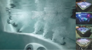 <span class=keywords><strong>Jacuzzi</strong></span> pour 5 personnes, Spa d'extérieur fabriqué en chine, avec système de balbon et échelle - Product Image 6