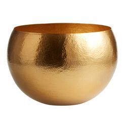 Modern <b>Large</b> & Small Hammered Metal Flower <b>Pots</b> Indoor Outdoor Office Home Garden Nursery Decor Planter <b>pot</b> - Product Image 6
