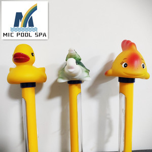 Thermomètre de <span class=keywords><strong>piscine</strong></span> à longue <span class=keywords><strong>sonde</strong></span>, sans fil, flottant, grande taille, cadran, pour la natation - Product Image 4