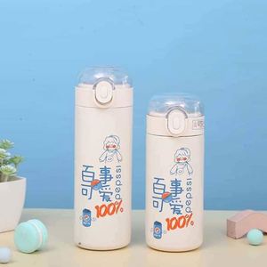 Botella de Agua Aislada de Acero Inoxidable, Taza Portátil para Estudiantes, Linda Taza con Diseño de Dibujos Animados - Product Image 2