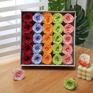 Sapone a forma di rosa Manta, fatto a mano, con <span class=keywords><strong>sette</strong></span> strati di petali, simulazione di cuore arricciato, realistico, antibatterico, per laurea e festa della mamma - Product Image 1