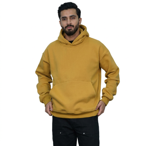 Sweat à capuche de haute qualité 360 g/m² pour homme, en polyester/coton, avec logo brodé, épaules tombantes, coupe classique, service OEM - Product Image 1