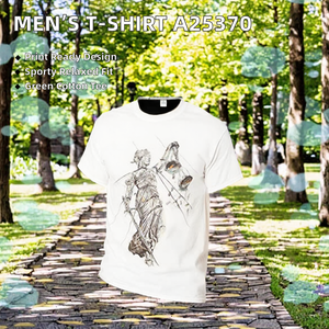 T-shirt Homme 100% Coton 260g Teint en Fil Coupe Ample Sportive Impression Numérique Design Vierge - Product Image 2