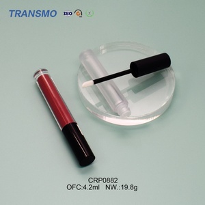 4ml Wholesale <b>clear</b> Tube Custom logo Cosmetic <b>Lip</b> <b>Gloss</b> Tubes Creative Plastic Liquid Lipstick <b>Lip</b> <b>Gloss</b> Container - Product Image 2