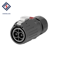 Connecteur d'alimentation circulaire étanche mâle-femelle LP32 IP68 600V/300V 45A à 120A, fiche aviation 2-5 broches