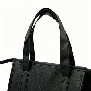 Bolsa Térmica Portátil Personalizada de Tela No Tejida para Almacenamiento, Entrega, Almuerzo, Picnic y Compras - Product Image 3