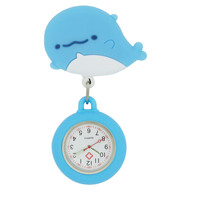 Nouveau produit médical montre de poche en silicone rétractable avec badge mignon pour infirmières