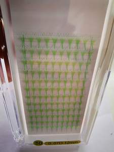 Extension de cils de couleur rouge violet rose ventilateurs préfabriqués à tige courte 6d 10d 1000 cils de volume russes en vrac ventilateurs préfabriqués - Product Image 6