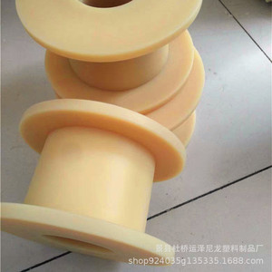 Yunze <b>PTFE</b> H-Beam Wheel 38 White Plastic Part For Industrial Use - Product Image 3