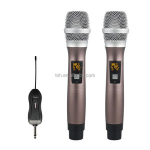 TNH UM- M100 mikrofon nirkabel dinamis, penguat Audio TV kinerja panggung, colokan 6.5mm pengisian daya mikrofon rekaman UHF - Product Image 5