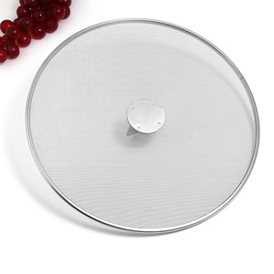 Stainless Steel Mesh Lid Set 3Pcs Heat Resistant Kitchen Cooking Tool For Pot Pan Cover - Product Image 4