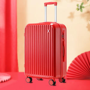 กระเป๋าเดินทางแบบล้อลาก Red Abspc Business Trolley Case ขนาด 20 นิ้ว แบบขยายได้ พร้อมซิปและล้อหมุนสำหรับการเดินทาง - Product Image 3