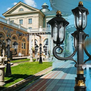 Lámpara de Jardín LED con Cuerpo de Hierro, 50000 Horas de Vida Útil, para Iluminación de Caminos Exteriores - Product Image 4