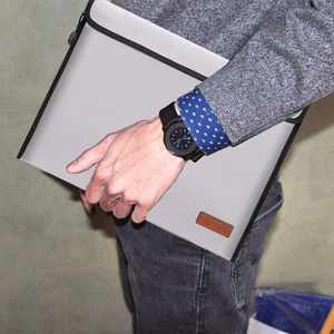 Large Fire Waterproof Safe Storage Folder Holder File Security Zipper Money Pouch Fireproof <b>Document</b> <b>Bag</b> - Product Image 6