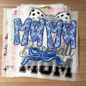 Softball Béisbol Fútbol Mama Sport Mom Touchdown Season My Heart Is on That Field Día DE LA MADRE DTF Transferencia de calor para camisetas - Product Image 4