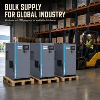 Compresseur d'air à vis rotatif Atlas Copco GA 11 FLX FF 11 kW à vitesse variable, économie d'énergie pour usine, vente en gros OEM