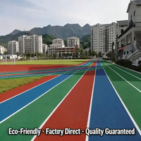 Revêtement de sol professionnel pour terrains de sport en EPDM hybride 400m, absorption des chocs, antidérapant, pour aires de jeux pour enfants, couleur personnalisée