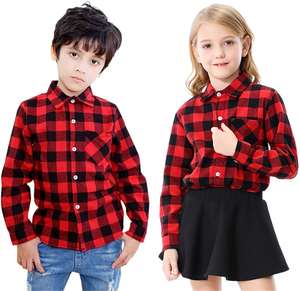 Vente chaude OEM ODM Chemises à carreaux en flanelle à manches longues pour enfants, vêtements décontractés en coton, chemise à manches longues pour garçon, personnalisation, chemises à carreaux - Product Image 5