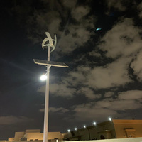 Lampadaire Solaire Hybride Éolien à Turbine 6m30W 6m 8m, Fabricant d'Usine, Poteau Galvanisé, Bon Prix, Lampadaire Solaire