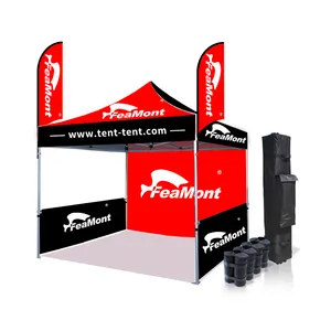 FEAMONT Tenda de dossel impermeável para eventos pop-up personalizada 3X3M para publicidade comercial barata por atacado