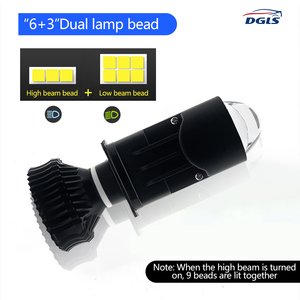 DGLS-proyector de faros led para coche, miniproyector con chip 3570CSP, y9, y9s, y6, y7, y8, h4, precio al por mayor - Product Image 4
