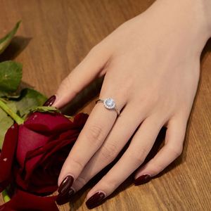 Bague d'éternité Dylam au design classique, argent sterling 925 plaqué rhodium, cercle de 0,75 carat, zircone cubique de qualité 5A, bagues de mariage - Product Image 5