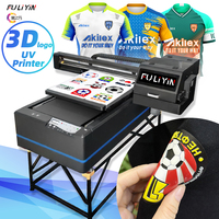 Impresora UV de Cama Plana para Camisetas con Patrones 3D Personalizados, Impresora UV DTF para Ropa, Máquina Impresora 6090, Impresora UV Impermeable para Bricolaje