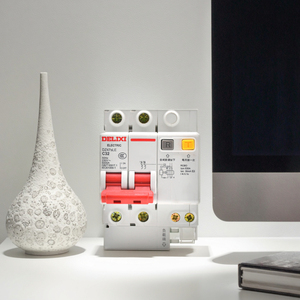 Delixi dz47sle Loại C 2 cực AC RCBO | vật liệu đồng li bảo vệ dư ngắt mạch hiện tại - Product Image 1