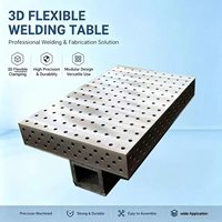 Table de fabrication Stable D16 1200x2400, poste de travail de soudage 3D robuste nitruré pour la fabrication de pièces automobiles